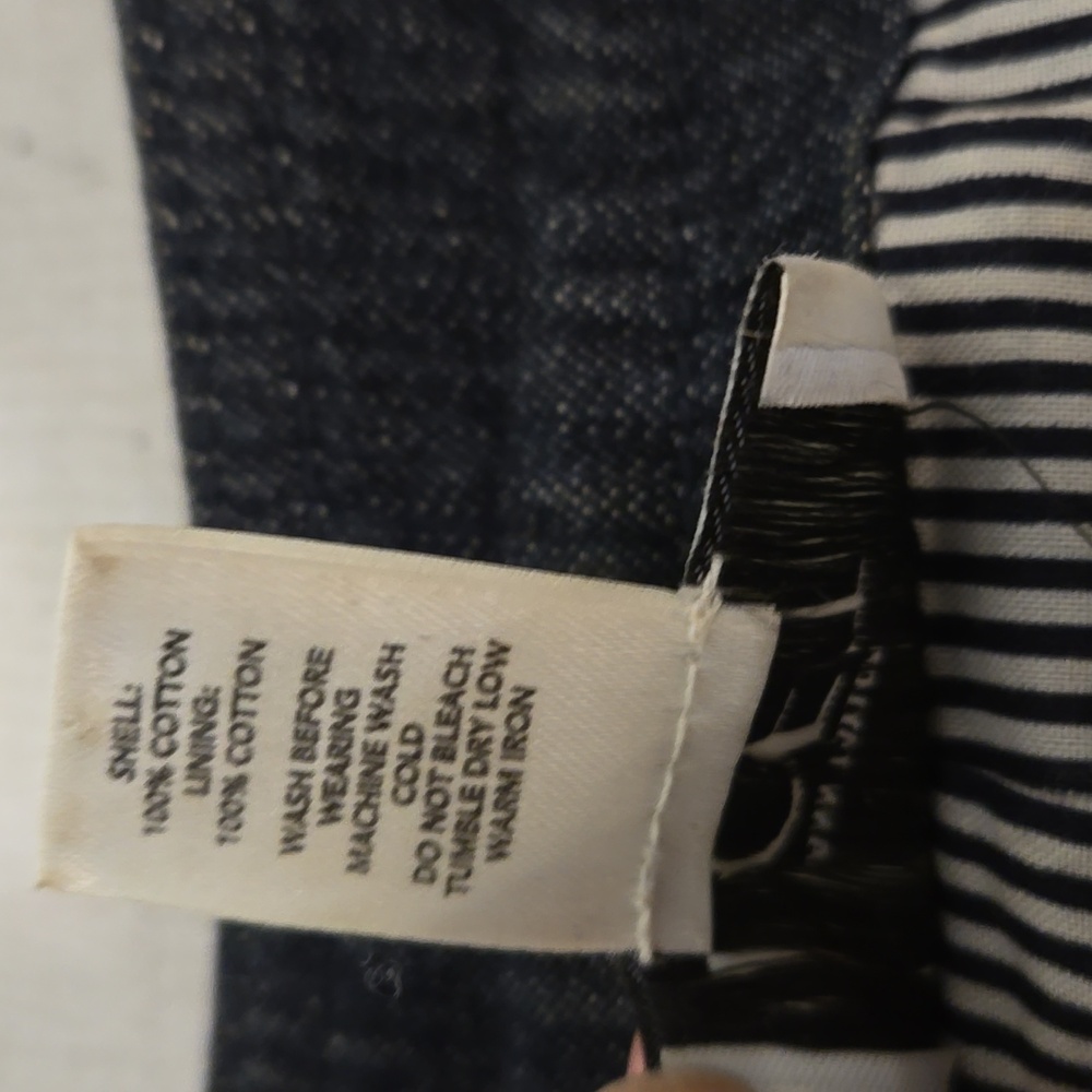 LOFT Denim Ruffle Jacket - Picture 7 of 9
